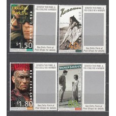 Nueva Zelanda - Correo 1996 Yvert 1478/81 ** Mnh Cine