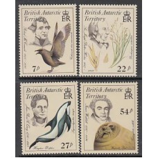 Antartida Britanica Correo Yvert 148/51 ** Mnh  Fauna. Flora