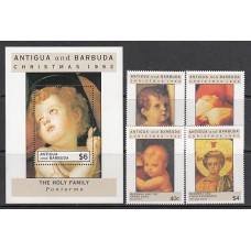 Antigua Correo Yvert 1487/90+Hb 237 ** Mnh Navidad