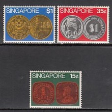 Singapur - Correo Yvert 149/51 ** Mnh  Monedas