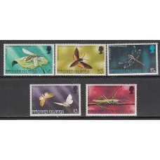 Pitcairn - Correo Yvert 149/53 ** Mnh Fauna Insectos