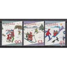 Canada - Correo 1996 Yvert 1493/5 ** Mnh Navidad