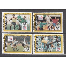 Grenada-Grenadines - Correo Yvert 1494/7 ** Mnh Deportes fútbol