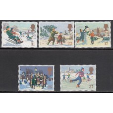 Gran Bretaña - Correo 1990 Yvert 1494/8 ** Mnh Navidad