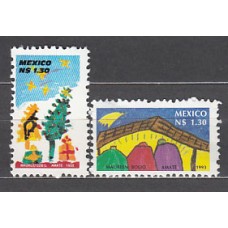 Mexico - Correo 1993 Yvert 1499/500 ** Mnh Navidad