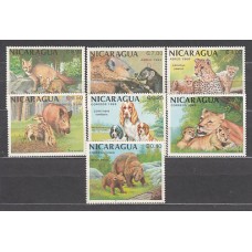 Nicaragua - Correo 1988 Yvert 1504/7 + A 1231/3 ** Mnh