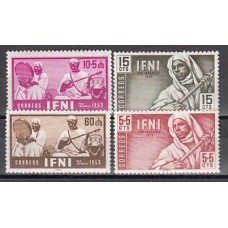 Ifni Correo 1953 Edifil 95/8 ** Mnh