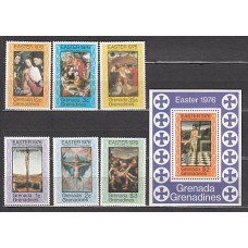 Grenada-Grenadines - Correo Yvert 151/6+H.20 ** Mnh Pinturas