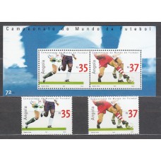 Angola Correo Yvert 1521/2+Hb 100 ** Mnh   Deportes fútbol