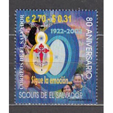 Salvador - Correo 2002 Yvert 1527 ** Mnh Scoutismo