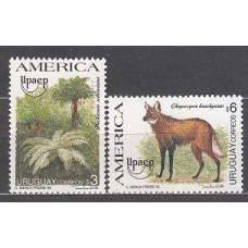 Uruguay - Correo 1995 Yvert 1528/9 ** Mnh Upaep. Fauna