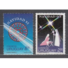 Uruguay - Correo 1995 Yvert 1537/8 ** Mnh Navidad