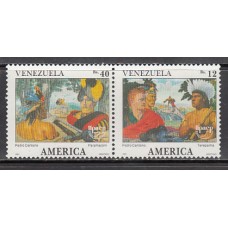 Venezuela 1991 Upaep Yvert 1540/1 ** Mnh