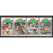 Gambia - Correo 1993 Yvert 1542/5 ** Mnh  Deportes fútbol