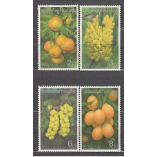 Tailandia - Correo Yvert 1547/50 ** Mnh  Frutas