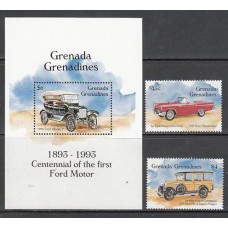 Grenada-Grenadines - Correo Yvert 1549/50+H.295 ** Mnh Automóviles
