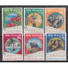 Nueva Zelanda - Correo 1997 Yvert 1554/9 ** Mnh Navidad