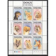 Tanzania - Correo Yvert 1556/64 ** Mnh   Fauna perros