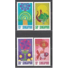 Singapur - Correo Yvert 156/9 ** Mnh  Fiestas