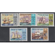 Tristan da Cunha - Correo Yvert 157/61 ** Mnh  Barcos