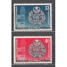 Pakistan - Correo Yvert 157/8 ** Mnh  Centernario de la policia