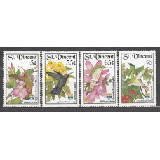 San Vicente - Correo Yvert 1574/7 ** Mnh Fauna aves