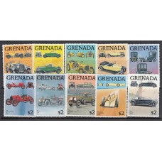 Grenada - Correo 1988 Yvert 1576/85 ** Mnh Automóviles
