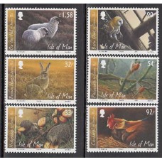 Man - Correo 2009 Yvert 1580/5 ** Mnh Fauna