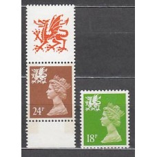 Gran Bretaña - Correo 1992 Yvert 1581a+1584a ** Mnh Isabel II