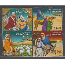 Salvador - Correo 2004 Yvert 1582/5 ** Mnh  Navidad