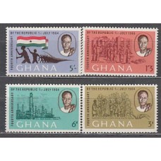 Ghana - Correo 1964 Yvert 159/62 ** Mnh