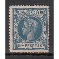 Rio de Oro Sueltos 1905 Edifil 15 * Mh  Bonito