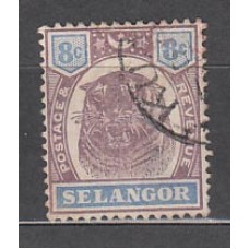 Malaysia - Selangor  Correo Yvert 15 usado
