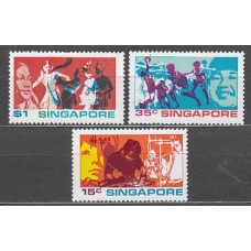 Singapur - Correo Yvert 160/2 ** Mnh
