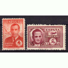 España Estado Español 1945 Edifil 991/2 ** Mnh  Bonito  Garcia Morato