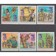 Guinea Bissau - Correo Yvert 161/4+A.76/7 ** Mnh  Scoutismo