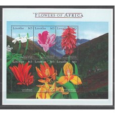 Lesotho - Correo Yvert 1613/8 ** Mnh  Flores