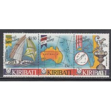 Kiribati - Correo Yvert 163/5 ** Mnh Barcos