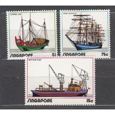 Singapur - Correo Yvert 163/5 ** Mnh  Barcos