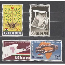 Ghana - Correo 1964 Yvert 163/6 ** Mnh