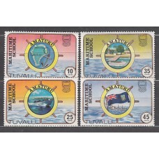 Tuvalu - Correo Yvert 163/6 ** Mnh Escuela Naval