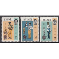 Brunei - Correo Yvert 164/6 ** Mnh  Policia real