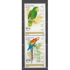 Venezuela - Correo 1993 Yvert 1644/5 ** Mnh Upaep. Aves