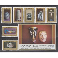 Nicaragua - Correo 1992 Yvert 1656/62 + H 210 ** Mnh