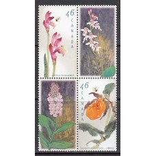 Canada - Correo 1999 Yvert 1658/61 ** Mnh Flores