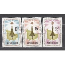 Norfolk - Correo Yvert 166/8 ** Mnh Navidad