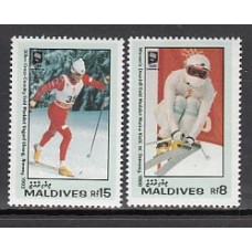 Maldives - Correo Yvert 1662/3 ** Mnh  Olimpiadas de Lillehammer