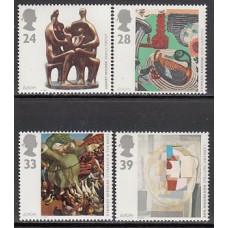 Gran Bretaña - Correo 1993 Yvert 1674/77 ** Yvert Arte comtemporaneo