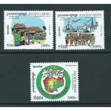 Camboya - Correo Yvert 1674/6 ** Mnh