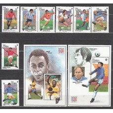 Gambia - Correo 1994 Yvert 1679/86+H.229/30 ** Mnh  Deportes fútbol